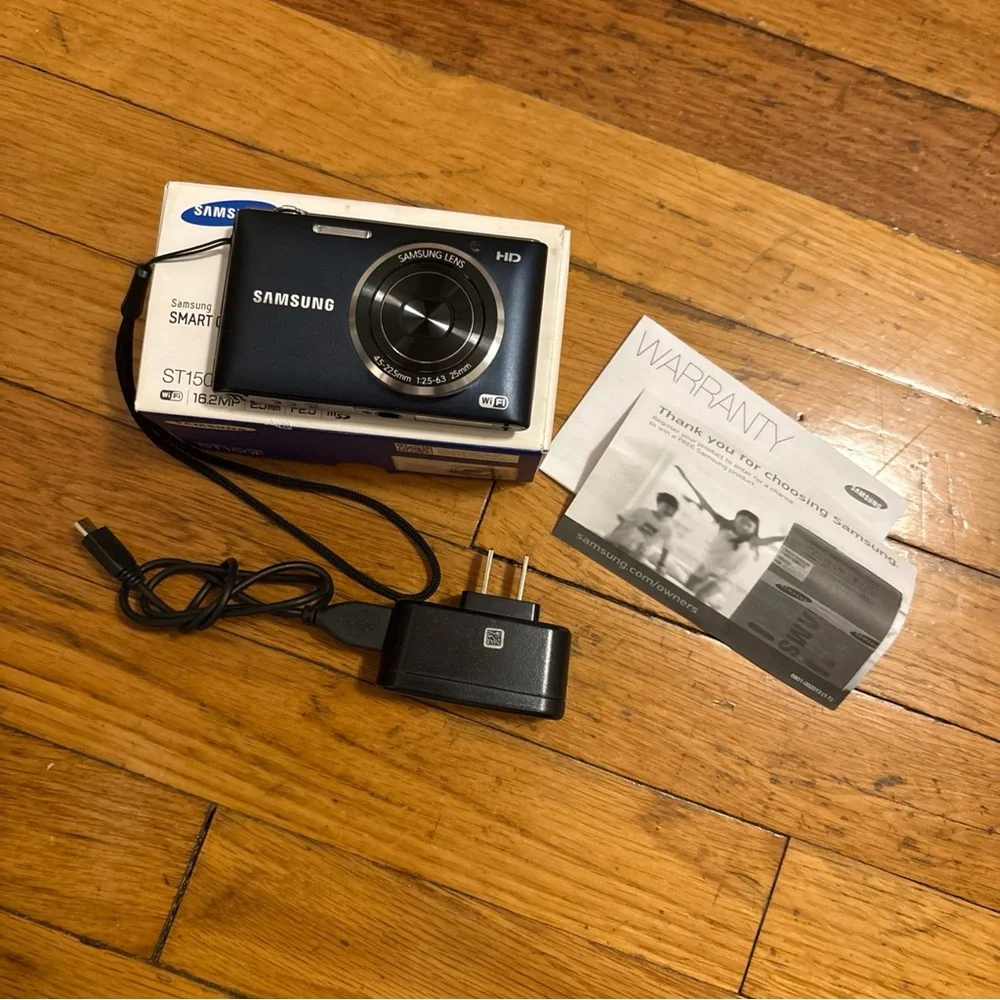 Samsung ST150F 16.2MP Smart WiFi Digital Camera BLUE